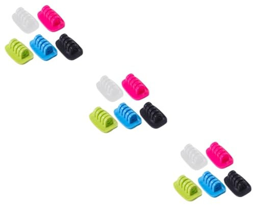 OSALADI 9pcs Cable Organizer Clips Weighted Base Wire Retention Device for Desktop Cord Management Non- Cable Holder for Home Office Use