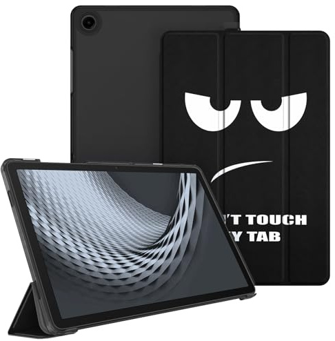 Fintie Hülle für Samsung Galaxy Tab A11+ Plus/Tab A9+ Plus 11 Zoll 2025 | Schlank Tablet Schutzhülle mit Dreifach-Ständerfunktion, Transluzente Rückseite, Don't Touch