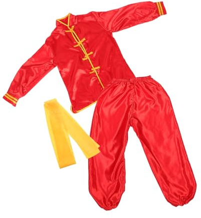 ifundom 1 Set Uniforme Di Arti Marziali Per Bambini Abbigliamento Tradizionale Cinese Uniforme Delle Arti Marziali Vestiti Tradizionali Cinesi Per Bambini Costumi Di Kung Fu Poliestere