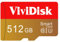 Vividisk Scheda SD 512GB Grande Capacità Alta Velocità Scheda di Memoria Immagine Micro SD Card Mini Portatile Memory Card per Smartphone, Drone, Fotocamera, Dash Cam