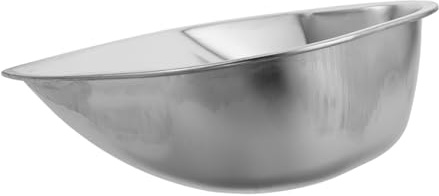 VALICLUD Large Stainless Steel Double Ear Dustpan for Heavy Duty Outdoor and Indoor Cleaning Easy to Clean Metal Shovel for Garden Yard Kitchen and Farm Use