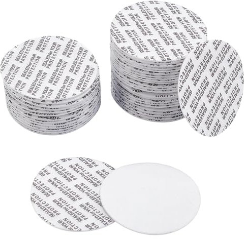 PLIGREAT 300 pièce de Joint D'Étanchéité pour Bouchon Joints Adhésifs en Plastique de 38mm pour Bouteilles Récipients et Bocaux en Verre
