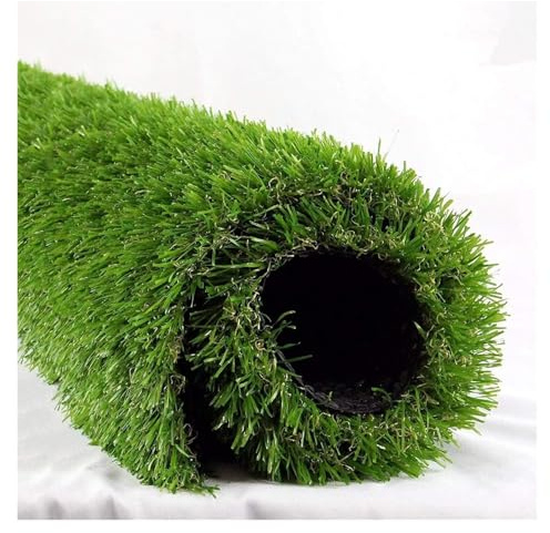 MYJIO Gazon Synthétique Gazon Artificiel D'extérieur Aspect Naturel Et Réaliste pour Balcon, Cour, Terrain De Football, Mariage (1.5x5m/4.92x16.4ft)