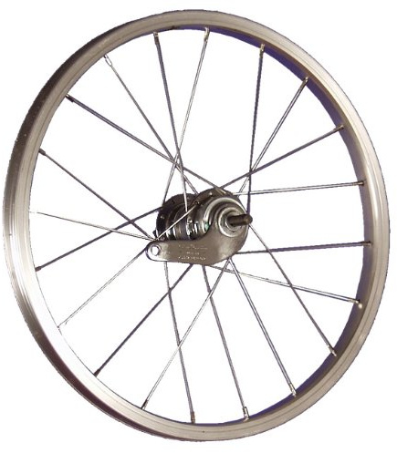 Laufrad 18 Zoll Hinterrad Fahrrad Aluminiumfelge mit Rücktrittbremse RBN Silber