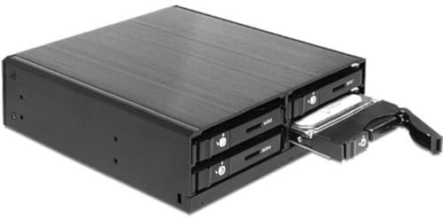 DeLOCK 5.25 Frame Desmontable para 4 x 2.5 SATA HDD/SSD