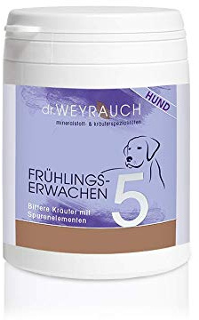 Dr. Weyrauch Nr. 5 Frühlingserwachen | 60 Kapseln | Ergänzungsfuttermittel für Hunde | Mit Vitamin E