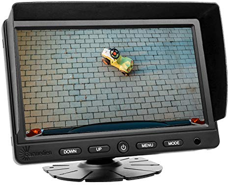 Carmedien 7 Zoll TFT LCD Monitor cm-NMR7 Bildschirm für Rückfahrkamera Kamera System 12V 24V 7 Display Rückfahrmonitor 3 Jahre Garantie