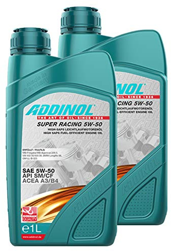 Addinol 2X Motoröl Motorenöl Motor Motoren Motor Oil Engine Oil Benzin Diesel Super Racing 5W-50 1L 72313607