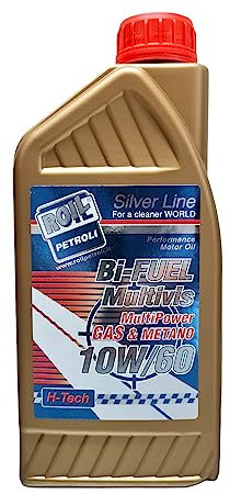 1 Litro di ROIL BI-Fuel MULTIVIS 10W/60 MULTIPOWER VERDE Gas, METANO. Motori DECOMPRESSI Benzina e Diesel