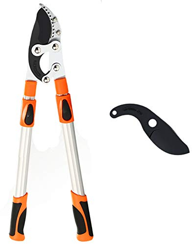 WRISCG Tijeras podar Tipo Bypass, Tijera poda Corte Bypass, (72-90cm) Tijera de Yunque Extensible, Principio Bypass, Tijera Cortarramas, Juego de Herramientas de jardín manuales Profesionales,B