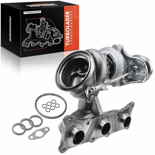 Frankberg Turbolader Benzin Kompatibel mit 1er E82 E88 135 M 3.0L 2007-2013 3er E90 E91 E92 E93 335 3.0L Z4 Roadster E89 sDrive35 3.0L Replace# 49131-07005