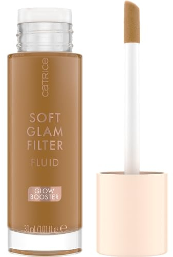 Catrice Soft Glam Filter Fluid Primer Nr. 080 vårdande naturlig (30ml) | Vårdande, Slät finish, Tonad finish, Ansiktsvätska