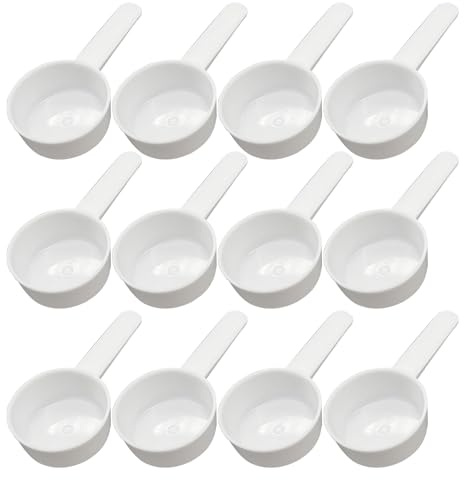 12 Pack Tablespoon Measuring Spoon Set Long Handle Coffee Scoops for Measuring Coffee Tea Milk Spices Protein Pet Food