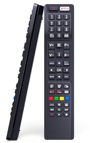 Universal Remote Control for Hitachi/Bush/Polaroid TV Replacement, GOUYESHO RC4848F Remote Control Compatible with Hitachi/Polaroid/Bush Smart TVs Remote, No Setup Required