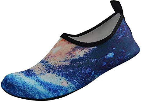 Sobzia Schwimmschuhe Damen Seeigelfeste Barfußschuhe Breathable Strandschuhe Gegen Seeigel Schwimmschuhe Leicht und Luftig Dusch- & Badeschuhe Lockere Neoprenschuhe Surfschuhe