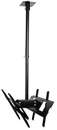 Universal TV Stand, Mobile TV Stand with Wheels Universal TV Stand Classrooms Company Rolling TV Cart with Swival Screen and with Storage Shelf,32/50/55/60/65/70 Inch Rolling TV Stand