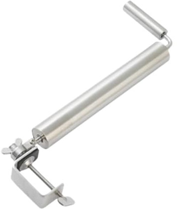 LOVIVER Rodillo para amasar para Hornear, Rodillo de amasar de Grosor Ajustable, Rodillo de amasar Manual Profesional para Hacer albóndigas, Rodillo de amasar, L