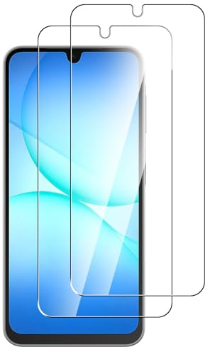 WFTE [2-Pezzi Vetro Temperato per Samsung Galaxy A17/Samsung Galaxy A18 5G Pellicola Protettiva [Durezza 9H][ Anti graffio][Anti-Impronte][Senza Bolle] Pellicola Protettiva per Samsung Galaxy A17 5G
