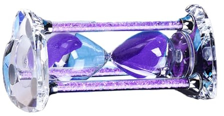 Temporizador de arena de 30 minutos, colorido en forma de corazón, reloj de arena de cristal, herramienta eficaz de gestión del tiempo de cocina, decoración de escritorio, temporizador de arena de