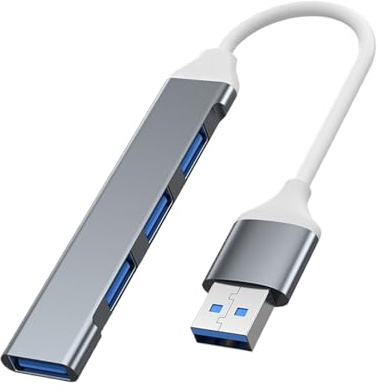 Hub USB Hub USB Compacto Multifuncional | Adaptador De Datos Portátil De 4 Puertos Amplia Compatibilidad Hogar Oficina Escritorio Portátil