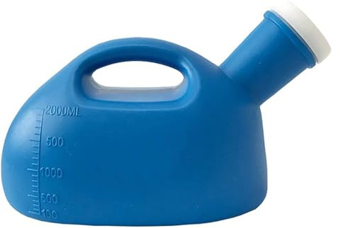 läckagesäker bärbar urinflaska, Herrurinoar 2000 ml bärbar urinflaska resetoalett beige(Beige)