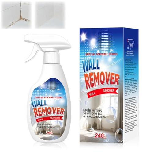 Vibbang Wall Stain Remover Spray, Highly Effective Wall Cleaner Spray, kitchen cleaner sprays, Long-Term without Damaging the Walls Multi Purpose Cleaners, for Wood Tile Fabric Bathrooms Kitchen