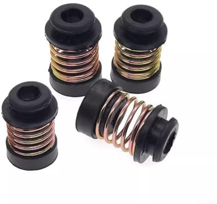 Kompressor-Vibrationsdämpfer, 4er-Pack Gummi-Fußpolster, Geräuschreduzierung, Stoßdämpfer, stabiles Anti-Shake-Design für die Wartung des Kühlschranks zu Hause