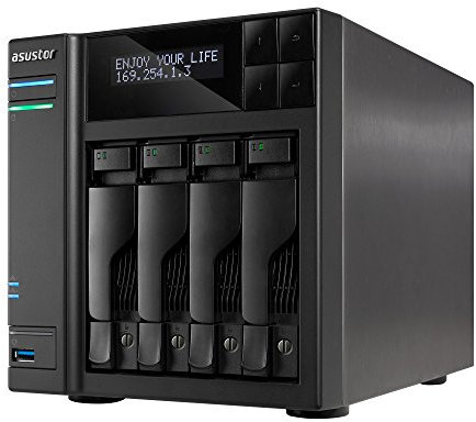 Asustor AS7004T - Servidor NAS, Color Negro