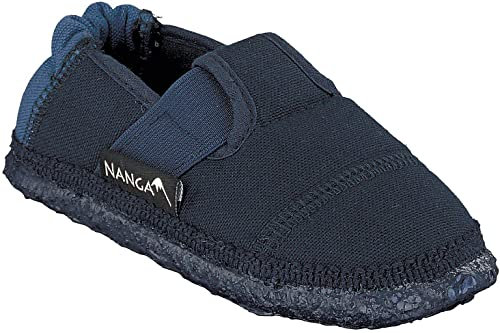 Nanga Unisex Kinder Klette Hausschuhe, Blau, 26 EU