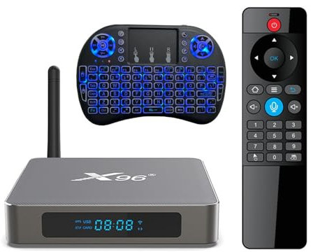 X96 X9 S922X Android TV Box, Android 9.0 4G RAM 32G ROM 2.4G/5G Dual WiFi 1000M BT4.X H.265 4K HDR Box