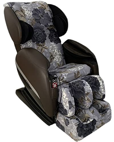 MERAXI Housse de Fauteuil de Massage, Fauteuil inclinable Simple Shiatsu Zero Gravity pour Tout Le Corps, fabriqué en Tissu Extensible, Anti-poussière, Facile à Laver,A+C