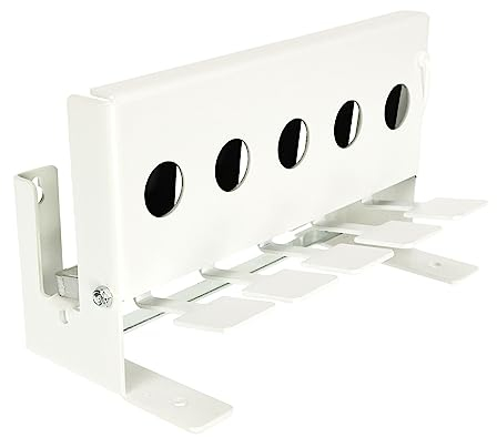 OpTacs - Biathlon Anlage/Schießstand - 5 Löcher Zielscheibe Kugelfang für Luftgewehr und Luftpistole Airsoft Schießanlage Ziel Schießscheibe Fangkasten