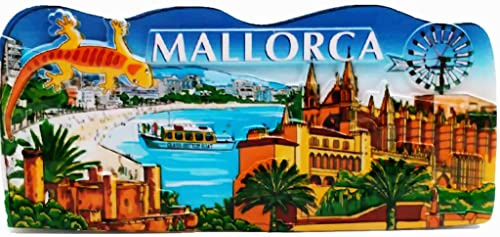 Mallorca Spanien Mallorca Spanien Kühlschrankmagnet Kühlschrankmagnet Dekoration Magnet Aufkleber Souvenir Harz Basteln