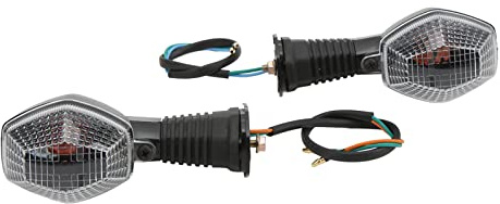 KIMISS Luz de Señal de Giro de Motocicleta, Luz Indicadora de Luz de Señal de Giro Delantera ABS 12V Intermitentes Lámpara Indicadora de Repuesto para DL 1000 VStrom 20062012