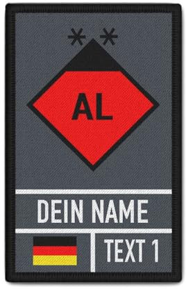 Copytec Patch personalisiert Taktisches Zeichen Abschnittsleiter AL#41392