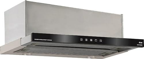 Kaiser EA 644 ECO - Campana plana de 60 cm, campana extractora 910 m³/h TouchControl, incluye kit de recirculación