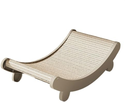 Kratzpappe für Katzen Sisal-Katzenkratzbrett-Nest, All-in-One, groß, verschleißfest, fällt Nicht ab, Splitterschleifer, Katzenspielzeugzubehör Katzenspielzeug (Color : Grigio)