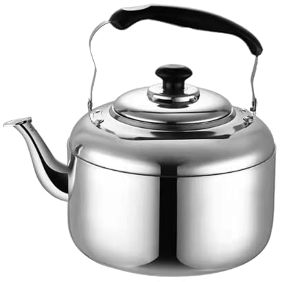 LeGDOr Pfeifentopf aus Edelstahl, Wasserkessel aus Edelstahl, Pfeifkessel für Kaffee, Wasserflaschen aus Edelstahl, Teekanne mit Pfeifenkessel, Pfeifteekanne für den Herd, Wasserkanne