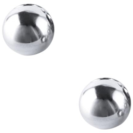 Gogogmee 2St Spiegelpolierende Kugel edelstahlkugeln gartenkugeln Metall Kugeln polierte glänzende Kugel Heimdekorationsball Kugeln mit Spiegelfläche Kugellager Dekorationskugel Metallkugel