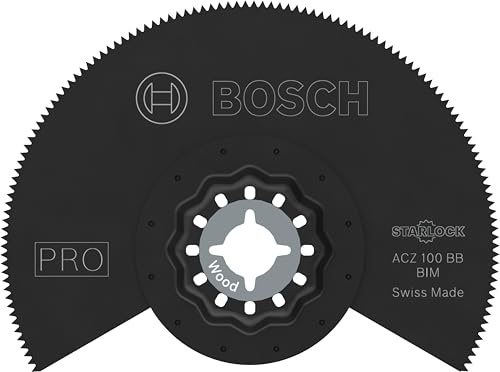Bosch 10x PRO ACZ 100 BB Segment Blade | for Solid Laminate Vinyl, PVC, Wood with nails, Ø 100 mm, Professional Accessory Multitool