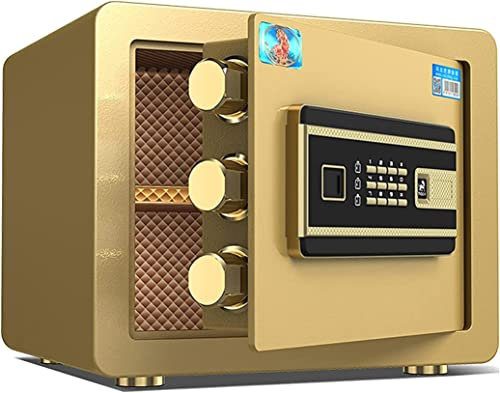 JQQJZLC lamp Heimtresor, sichere Schließfachkombination, elektronische Digitale Schlösser für sichere Aufbewahrung, Bürotresore, Flache Türen, manipulationssicher, Lampe aus Ganzstahlmaterialien