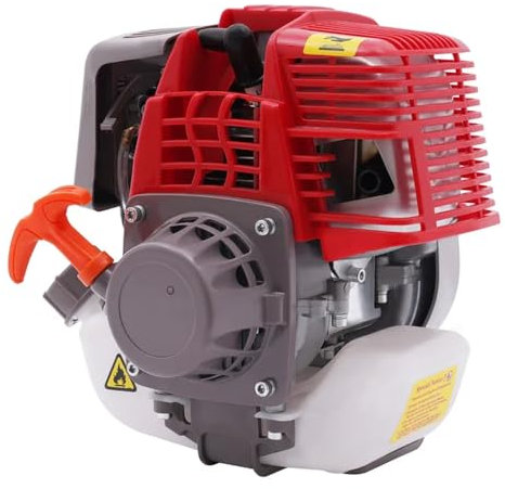 Motor de Gasolina de 4 Tiempos, 31CC, Arranque por Cuerda de un Solo Cilindro, Compatible con cortadoras de césped agrícolas y Bombas de Agua