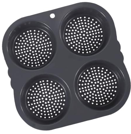 OFFSCH Stampo in Silicone Riutilizzabile Cavità Per Pane Hamburger Teglia Antiaderente Resistente Al Calore Per Focaccine e Dessert