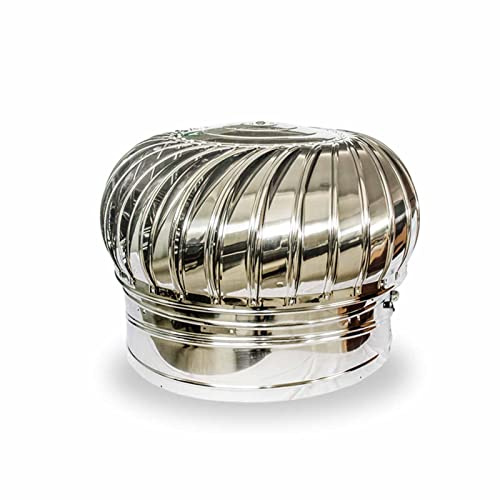Comignolo, Cappa da Camino, Cappuccio per Camino, Ventilatore a turbina Rotante, Cappuccio per Camino Rotante, Cappuccio per Camino Rotante in Acciaio Inossidabile, Cappuccio per Camino rota