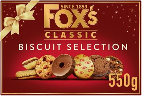 Fox Classic Biscuits selection Box - 550g Assorted Biscuit Gift Set especially for your Xmas Gift