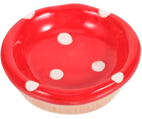 GETAJGHSD Ceramic Bowls for Pets Hamster Accessories for Cages Hamster Water Bowl Cute Shaped Easy to Clean Practical Small Pet Feeding Dish