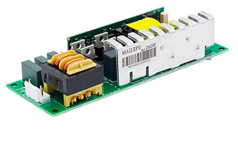 Lámpara 9R 260W, Haz de luz con Cabezal móvil, Foco halógeno de Metal Platino for Escenario(Dark Grey)