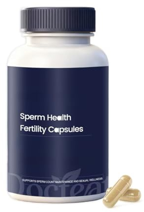 Manlig fertilitetstillägg - Spermavolymförstärkare, antioxidantformel, förbättrar spermiers rörlighet