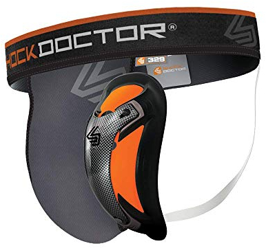 ShockDoctor djupskydd män med Ultra Carbon Flex Cup – utvecklad för kampsport: Boxning, karate, taekwondo, Krav Maga, MMA, Muay Thai ..