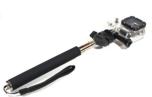 Einhandstativ/Monopod für GoPro HD 3+ 4 Selfie Pov Stange 110cm Teleskop Stativ
